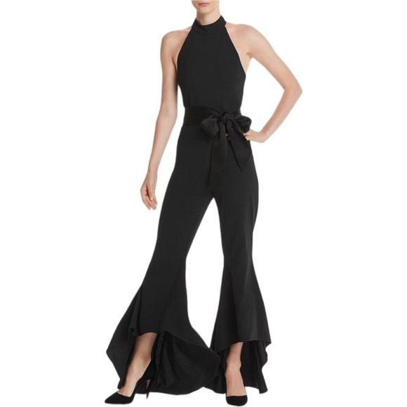 Alice + Olivia Carmel Black Jumpsuit.Size 2 - Picture 1 of 15